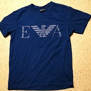 men's Emporio Armani blue t-shirt